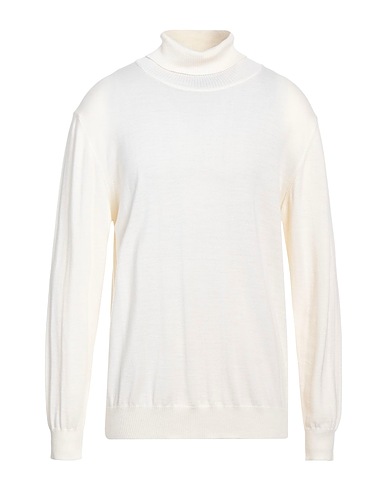 I'M BRIAN Polo neck Ivory 50% Wool, 50% Acrylic