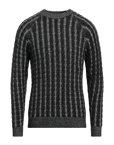 LUCQUES Sweater Black 40% Wool, 30% Viscose, 20% Polyamide, 10% Cashmere