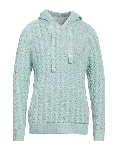 LUCQUES Jumper Turquoise 40% Wool, 30% Viscose, 20% Polyamide, 10% Cashmere