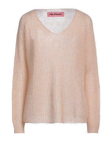 PINK MEMORIES Pullover Beige 36% Acrilico, 30% Lana mohair, 30% Poliammide, 4% Lana