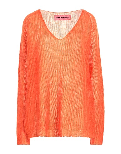 PINK MEMORIES Pullover Orange 36% Acryl, 30% Mohairwolle, 30% Polyamid, 4% Wolle