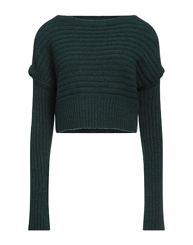 SOCIÉTÉ ANONYME Jumper Dark green 74% Synthetic fibers, 18% Wool, 8% Mohair wool