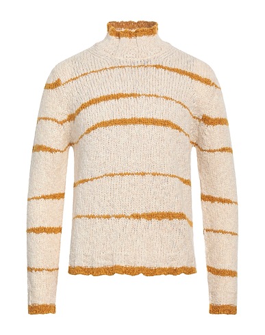 ALPHA STUDIO Polo neck Cream 34% Acrylic, 32% Alpaca wool, 22% Polyamide, 12% Merino Wool