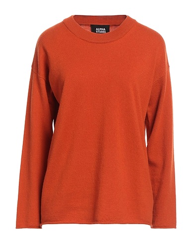 ALPHA STUDIO Sweater Rust 70% Wool, 30% Cashmere