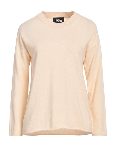 ALPHA STUDIO Jumper Ivory 70% Wool, 30% Cashmere