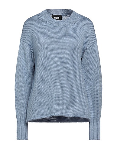 ALPHA STUDIO Jumper Sky blue 50% Merino Wool, 50% Tencel™
