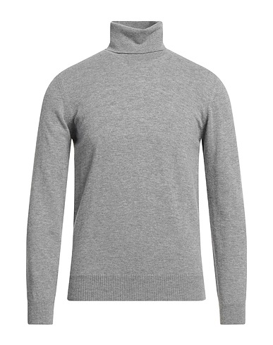 ALPHA STUDIO Turtleneck Grey 100% Geelong Wool