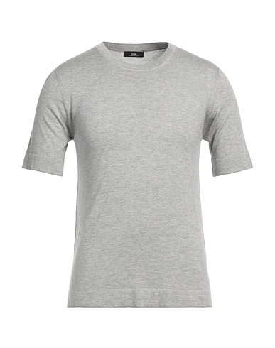ALPHA STUDIO Pullover Grau 85% Seide, 15% Kaschmir