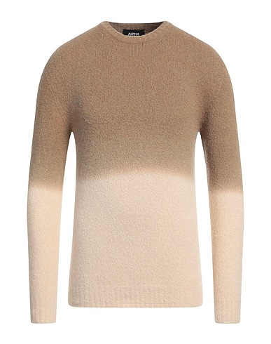 ALPHA STUDIO Pullover Cammello 40% Lana di alpaca, 27% Poliammide, 15% Cotone, 15% Modal, 3% Elastan
