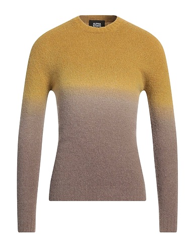 ALPHA STUDIO Jumper Mustard 40% Alpaca wool, 27% Polyamide, 15% Cotton, 15% Modal, 3% Elastane