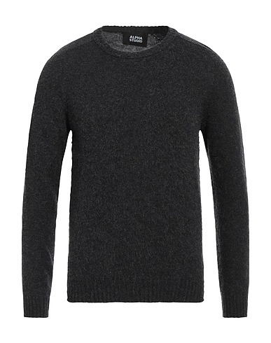 ALPHA STUDIO Pullover Antracite 100% Lana Geelong