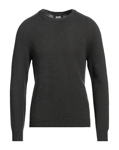 ALPHA STUDIO Sweater Dark green 100% Geelong Wool, Naia™ Acetate