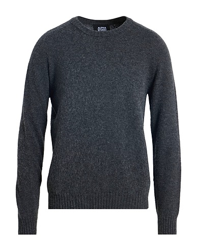 ALPHA STUDIO Pullover Piombo 100% Lana Geelong, Acetato Naia™
