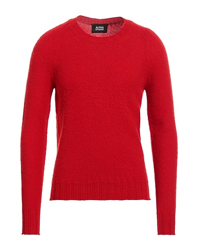 ALPHA STUDIO Sweater Red 100% Wool
