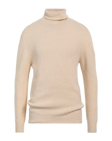 ALPHA STUDIO Polo neck Off white 40% Alpaca wool, 27% Polyamide, 15% Cotton, 15% Modal, 3% Elastane