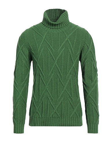 ALPHA STUDIO Turtleneck Green 45% Wool, 30% Alpaca wool, 25% Polyamide