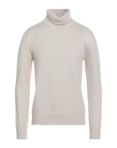 ALPHA STUDIO Polo neck Beige 100% Merino Wool