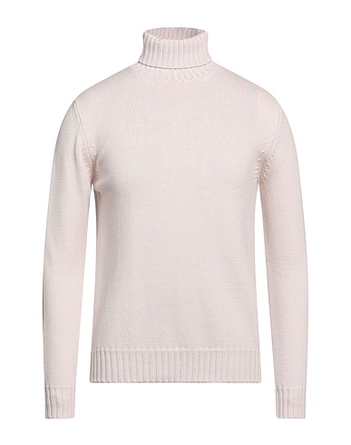 ALPHA STUDIO Polo neck Ivory 100% Merino Wool