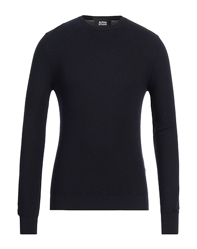 ALPHA STUDIO Pullover Blu notte 100% Lana Merino