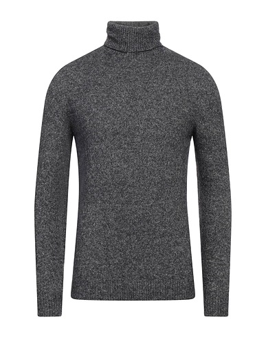 ALPHA STUDIO Polo neck Charcoal 40% Alpaca wool, 27% Polyamide, 15% Cotton, 15% Modal, 3% Elastane