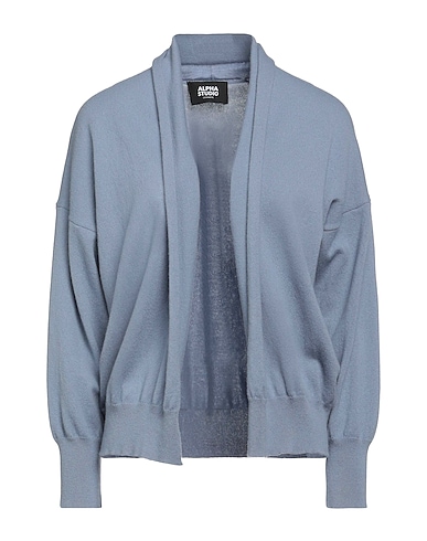 ALPHA STUDIO Cardigan Pastel blue 100% Cashmere
