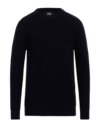 ALPHA STUDIO Sweater Midnight blue 100% Wool
