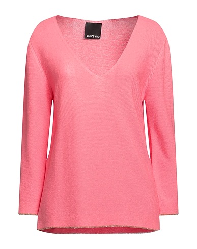 WHO*S WHO Jumper Salmon pink 50% Cotton, 50% Acrylic