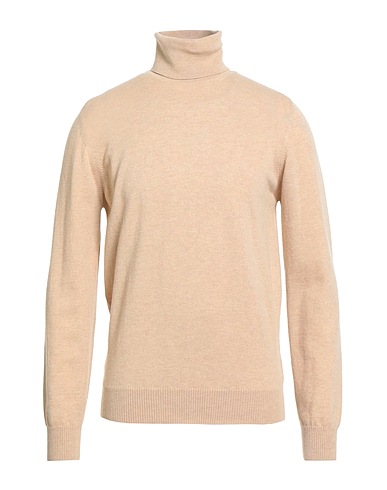 ALPHA STUDIO Col roulé Sable 100% Laine