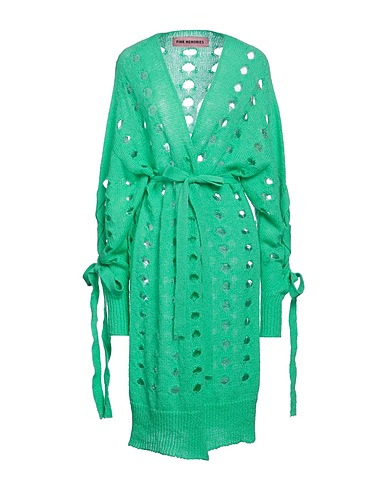 PINK MEMORIES Cardigan Green 36% Acrylic, 30% Mohair wool, 30% Polyamide, 4% Wool