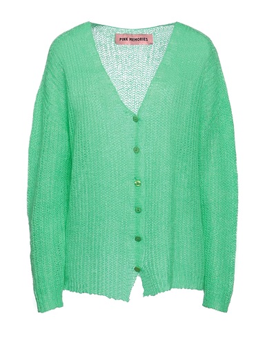 PINK MEMORIES Cardigan Verde 36% Acrilico, 30% Lana mohair, 30% Poliammide, 4% Lana