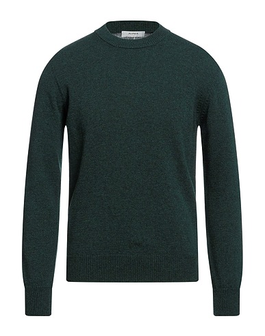 ALPHA STUDIO Sweater Dark green 100% Wool