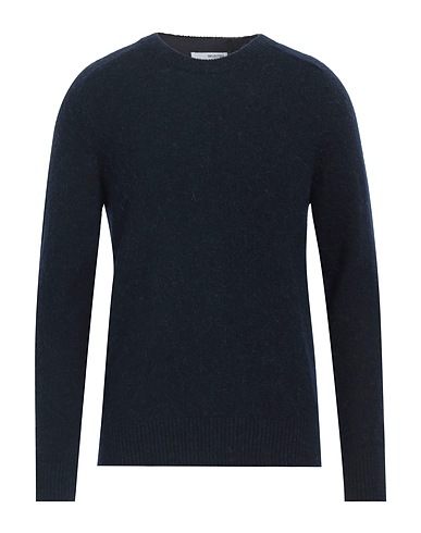 SELECTED HOMME Pullover Nachtblau 50% Recyceltes Polyester, 20% Alpakawolle, 18% Wolle, 9% Nylon, 3% Elastan