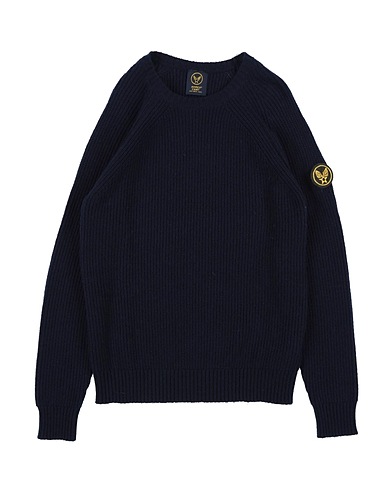 AVIREX Jumper Midnight blue 45% Nylon, 30% Cotton, 25% Wool