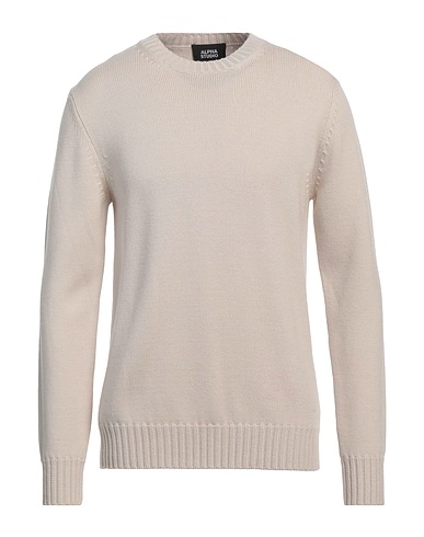 ALPHA STUDIO Pullover Beige 100% Lana