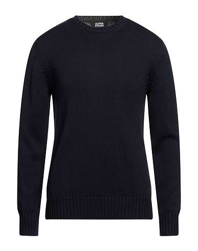 ALPHA STUDIO Pullover Nachtblau 100% Wolle