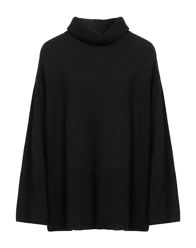 ICONA by KAOS Polo neck Black 40% Viscose, 30% Polyamide, 25% Wool, 5% Cashmere