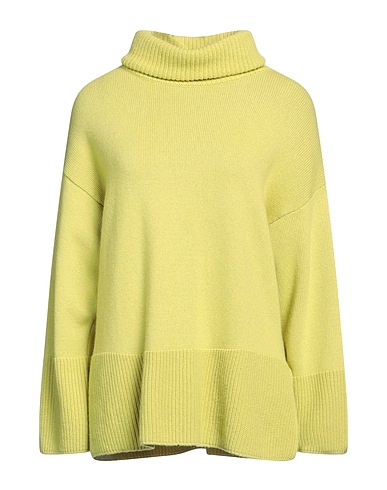 ICONA by KAOS Polo neck Lime green 40% Viscose, 30% Polyamide, 25% Wool, 5% Cashmere