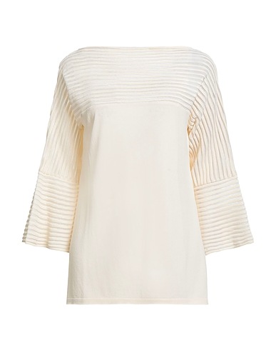 ALBERTA FERRETTI Sweater Cream 65% Viscose, 35% Polyamide