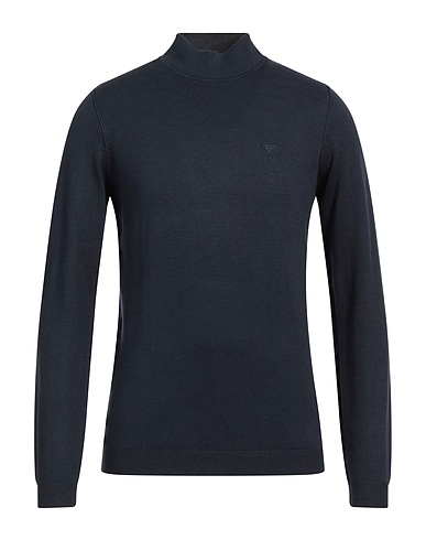 FRED MELLO Polo neck Midnight blue 70% Viscose, 30% Polyamide