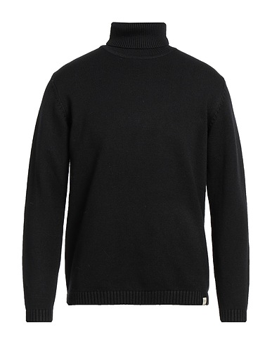 LIU •JO MAN Rollkragenpullover Schwarz 41% Baumwolle, 28% Polyester, 13% Polyamid, 13% Acryl, 5% Wolle