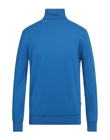 LIU •JO MAN Rollkragenpullover Hellblau 40% Baumwolle, 35% Polyester, 25% Wolle