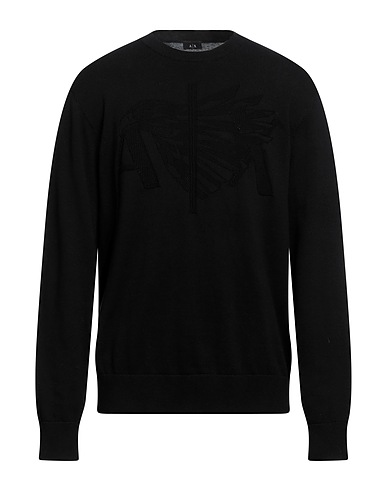 ARMANI EXCHANGE Jumper Black 100% Cotton