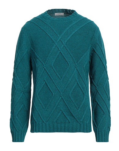 ALPHA STUDIO Pullover Turchese 45% Lana, 30% Lana di alpaca, 25% Poliammide