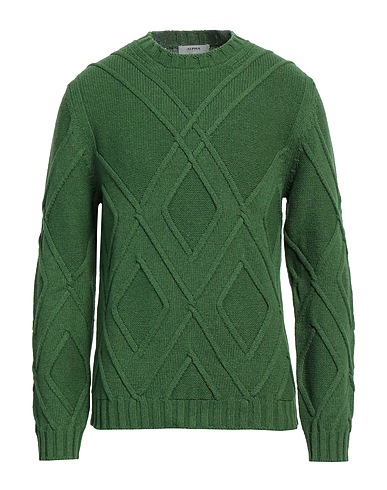 ALPHA STUDIO Pullover Verde 45% Lana, 30% Lana di alpaca, 25% Poliammide