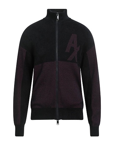 ARMANI EXCHANGE Pullover mit Zipper  Nachtblau 34% Polyamid, 34% Viskose, 32% Baumwolle