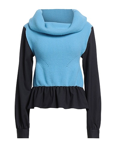 SEMICOUTURE Sweater Light blue 80% Wool, 20% Polyamide