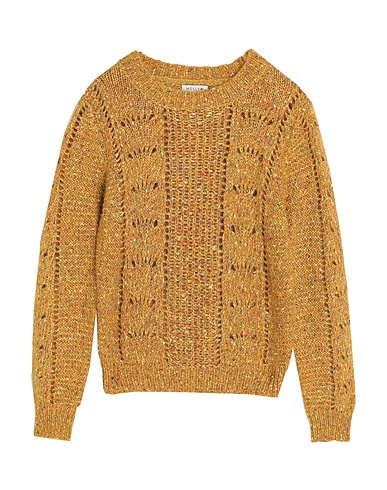 MOLLY BRACKEN Jumper Mustard 64% Polyester, 24% Acrylic, 8% Wool, 4% Elastane