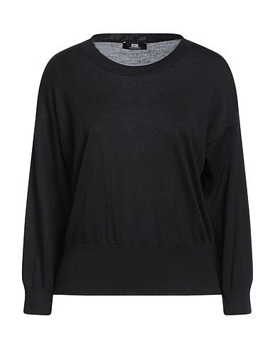 ALPHA STUDIO Pullover Bleu nuit 85% Soie mûre, 15% Cachemire