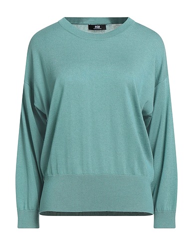 ALPHA STUDIO Jumper Slate blue 85% Mulberry silk, 15% Cashmere