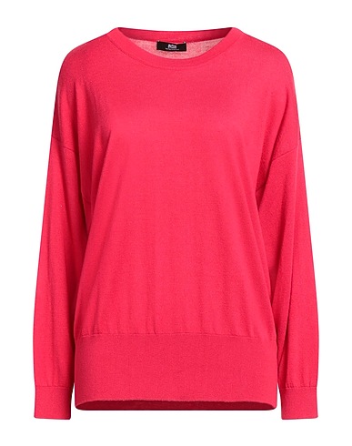 ALPHA STUDIO Pullover Rosso 85% Seta di gelso, 15% Cachemire